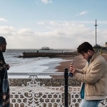 pictures from the seafront … Bilder von der Küste Englands – Brighton, England 2019