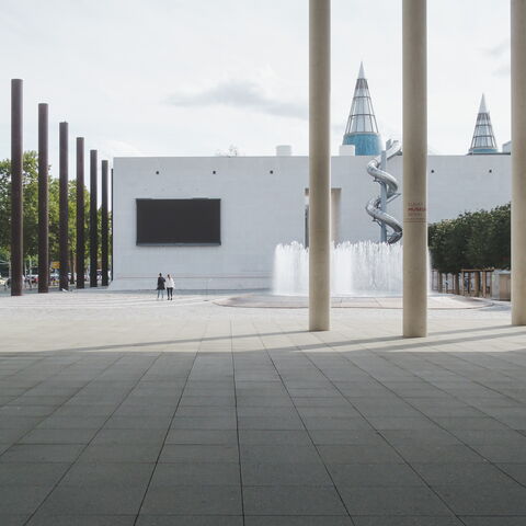 vor dem Shooting an der Bundeskunsthalle – Bonn - 2020