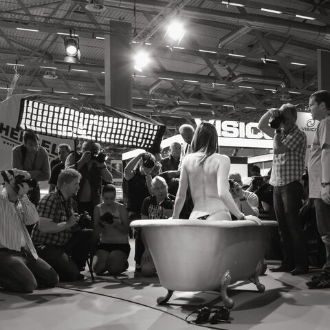 photokina 2012 - Manfred Baumann - PinUp-Shooting Onstage