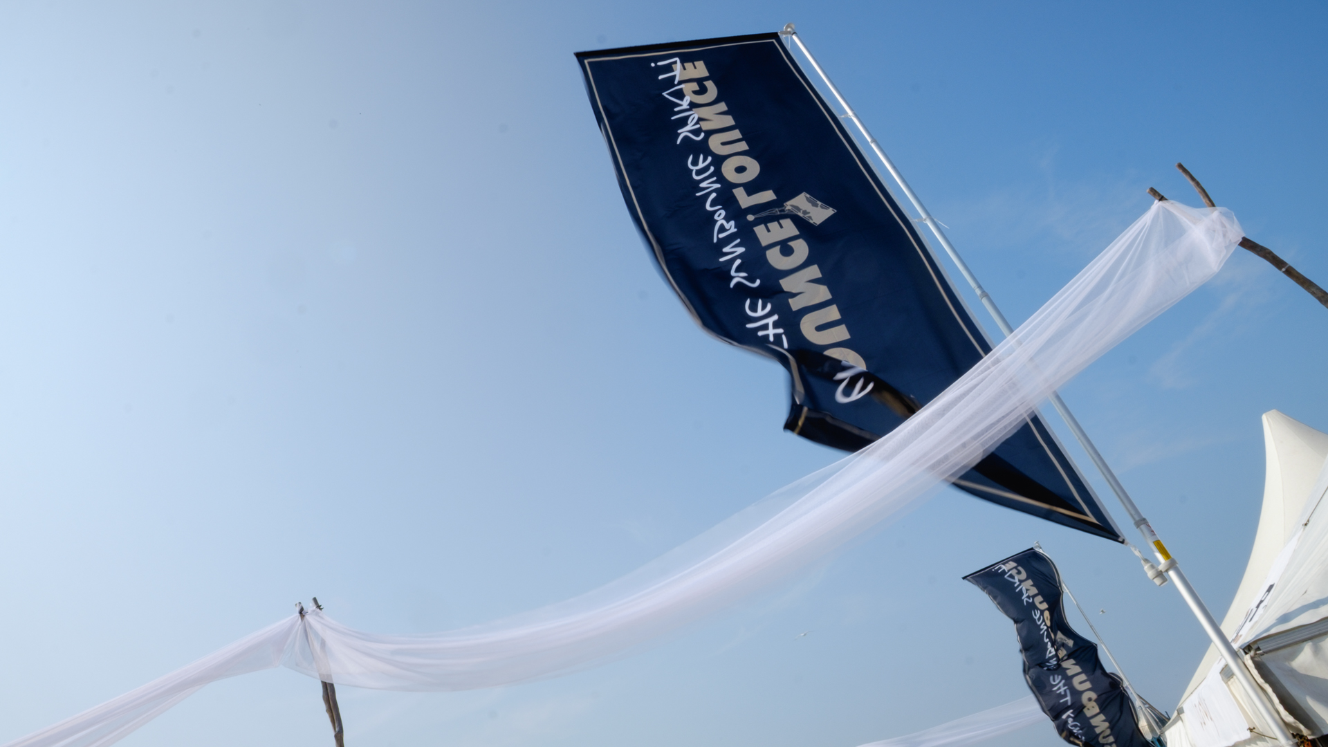 Zingst 2016 … Die Sunbounce Lounge am Ende des Tages … Sunbounce Lounge at the end of the da