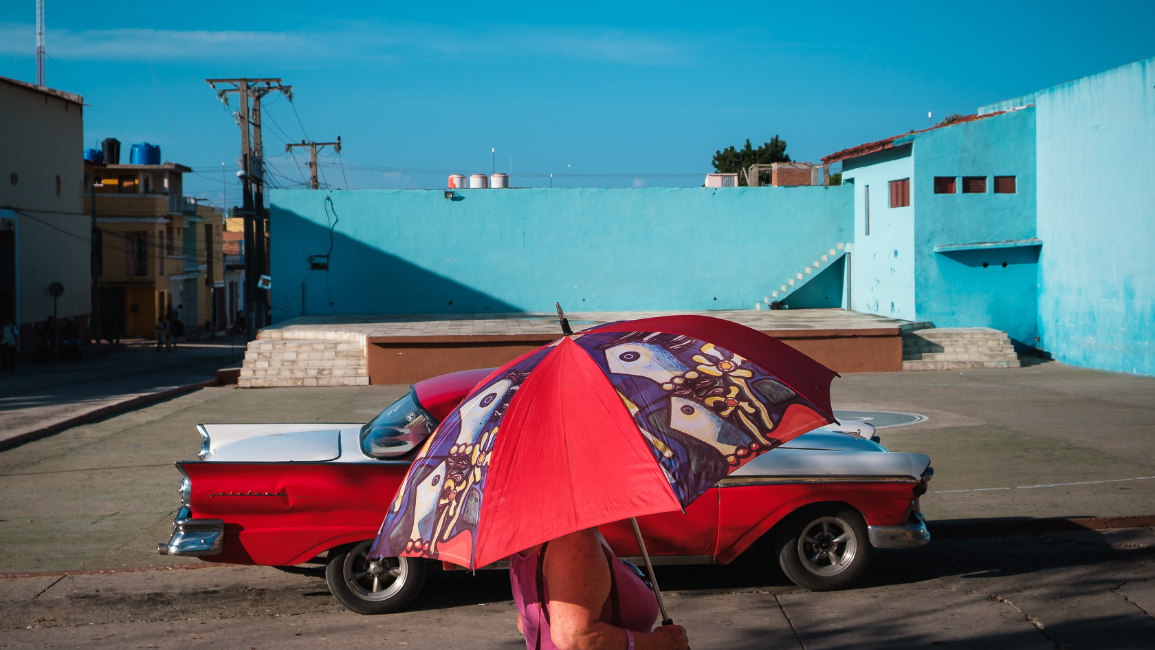 Kuba - Cuba - Trinidad - 2019 - the blue wall - die blaue wand